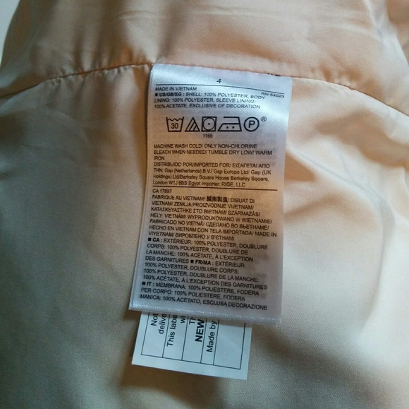 NWT Banana Republic Factory Moto Jacket, Size 4 - Picture 7 of 7